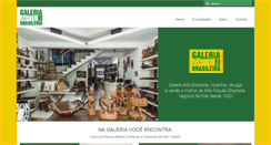Desktop Screenshot of galeriaartebrasileira.com.br